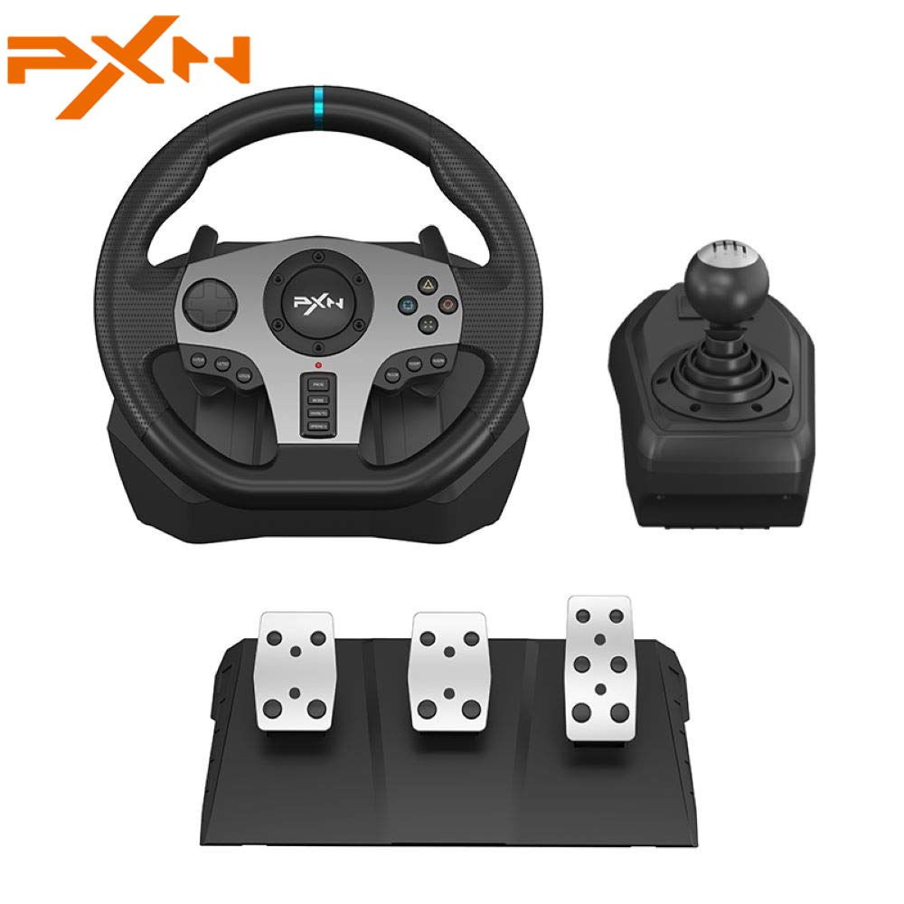 V9 Volante PC Steering Wheel Gaming Racing Wheel for Ps4/Ps3/Xbox One/Android Tv/Nintendo Switch/Xbox Series S/X 270°/900°