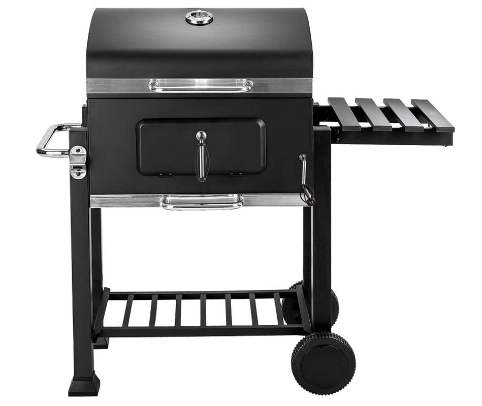 3 in 1 BBQ Grill Barbecue Picnic Grills Kebab Stove Charcoal Oven with Waterproof Black BBQ Grills for Yard Garden Outdoor HWC