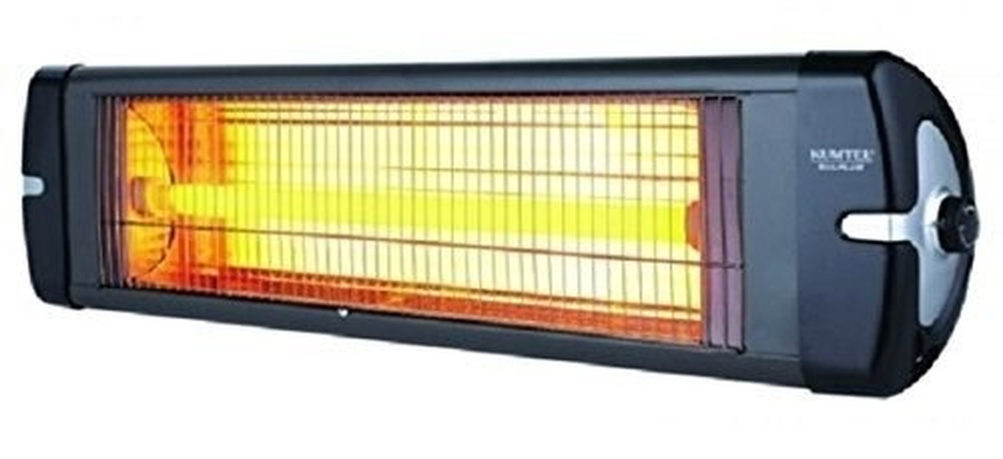 2500W Indoor / Outdoor Electric Stove Panel Wall Mounted Infrared Patio Heater with Thermostat Heating 220V