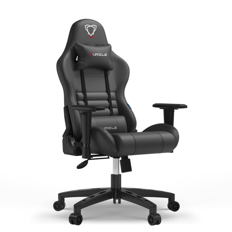 Carry Series Gaming Chair 360° Swivel Ergonomic Racing-Style 90-160 Degree Decline Office Chair Black White Colors