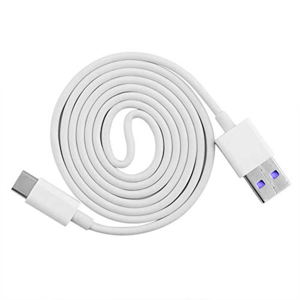 5A USB C Data Cable Super Charge Quick Fast Charging Charger Cord White Compatible with Huawei P40 P30 Pro P20 Lite