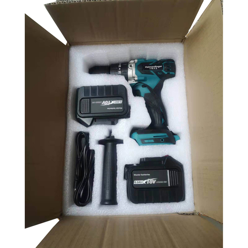 18V 13Mm Cordless Impact Drill 18V 13Mm Brushless Impact Drill 18V Impact Drill 18V Screwdriver Drill with Two Batteries