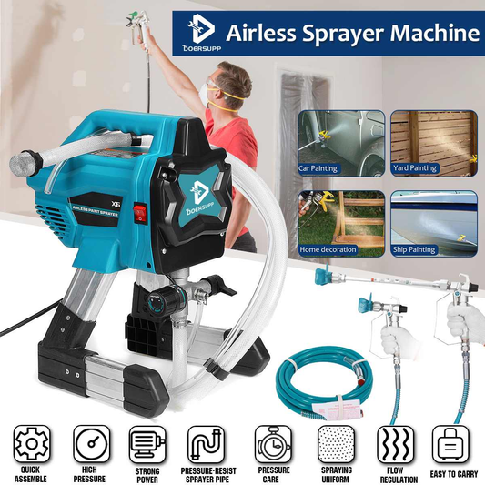 2021 NEW High-Pressure Airless Spraying Machine Professional Spray Gun Paint Sprayer Airbrush Home Painting Tool Internal-Feed