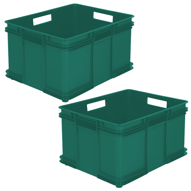 ECO BRUNO  Storage Boxes (16L a 54L) Organic Eurobox Storage Box in Various Colors