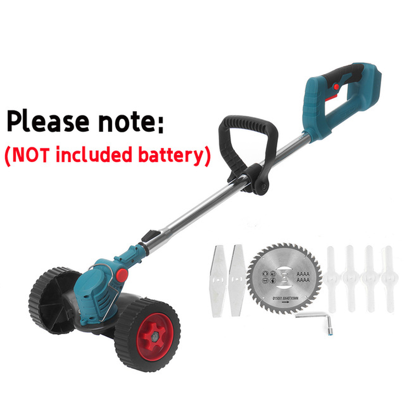 21V 900W Electric Lawn Mower Li-Ion Cordless Grass Trimmer Pruning Garden Tools Compatible Makita 18V Battery