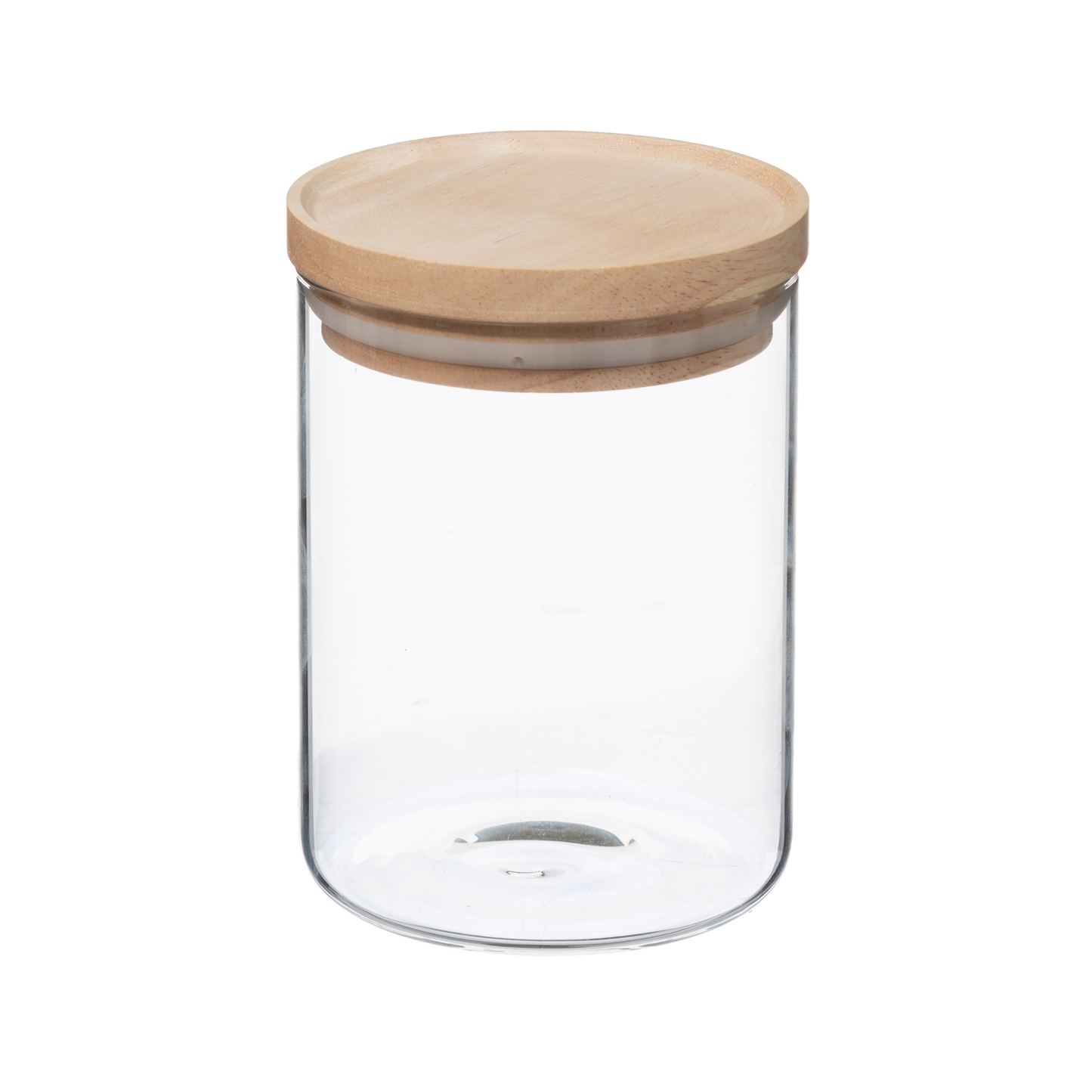 Glass Jars with Wooden Lid or Stainless Steel  Hermetics to Store Any Product