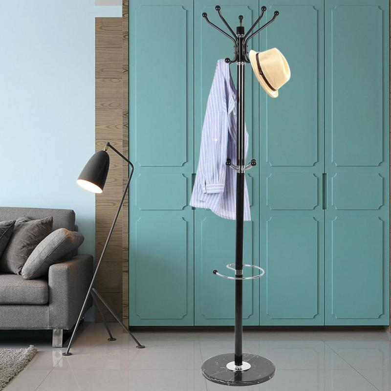 Height 170 Cm Tree Style Coat Rack Hook Clothes Hanger Tree Shaped Metal Steel Tube Coat Hang