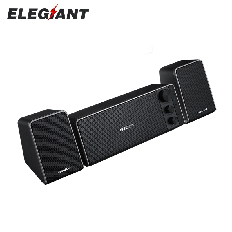 SR800 Desktop Computer Speaker Home Theater 2.1 Channel Sound System Soundbar MP3 Music Player BT5.0 AUX USB TF Input