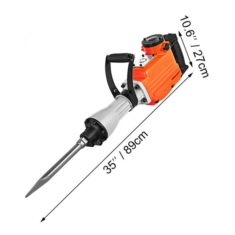 Demolition Jack Multifunctional Rotary Hammer 1500W 2200W 3600W Ground Breaking Concrete Electric Hammer Tool Impact Drill