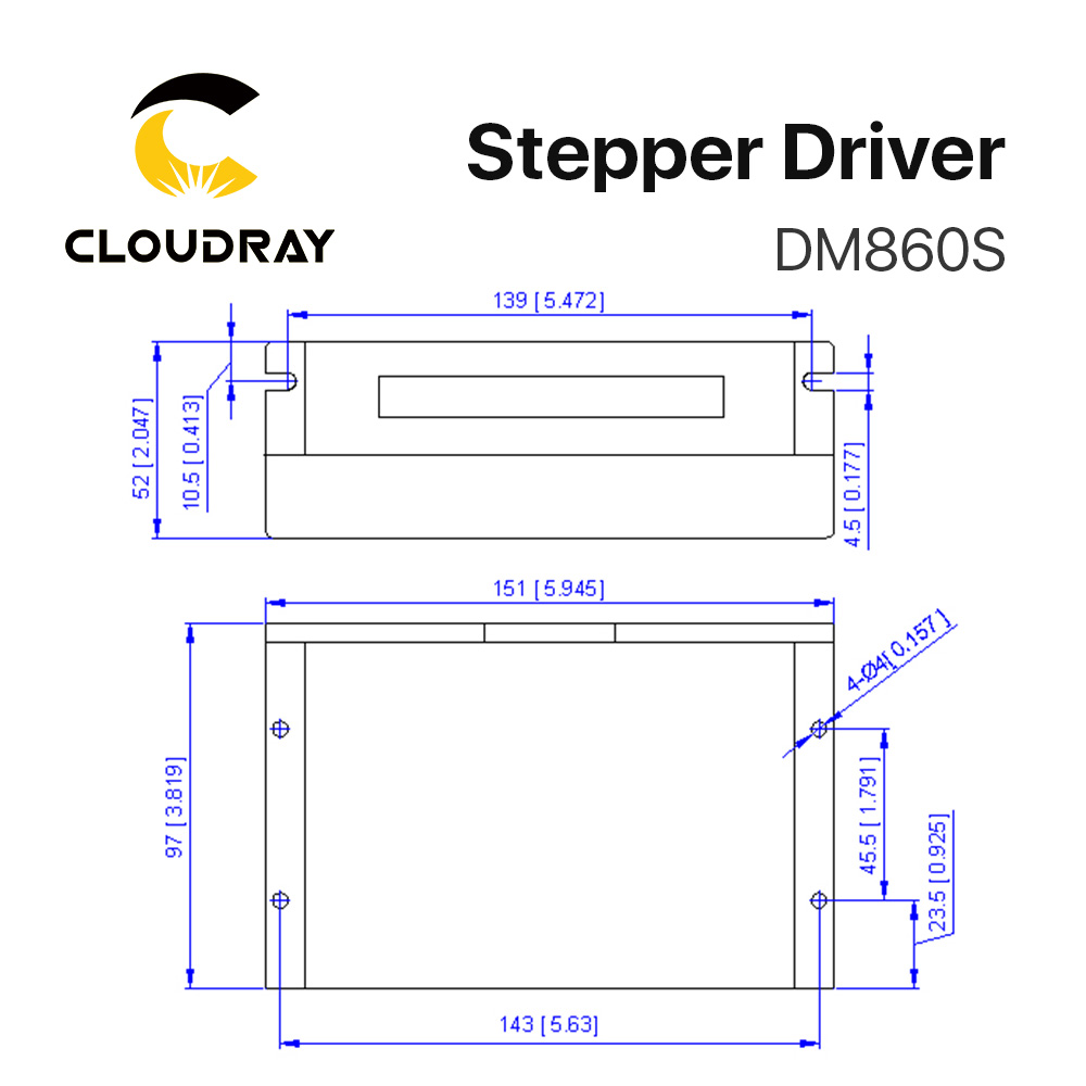 Nema 34 Open Loop Stepper Motor Driver Kit 12N.M 6.0A DM860S 2.4A-7.2A for 3D Printer CNC Engraving Milling Machine