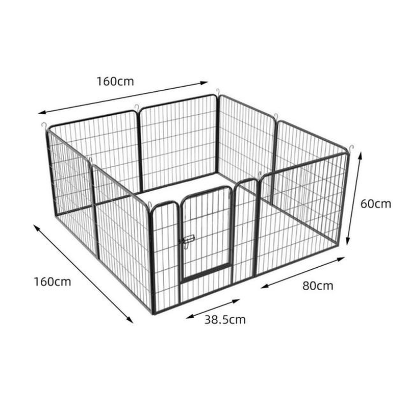 Pet Dog Fence Foldable Dog Crate Dog Safe Guard Install Home Playpen Fencing Gate Crib Kids Rails Fireplace Grille Fence HWC