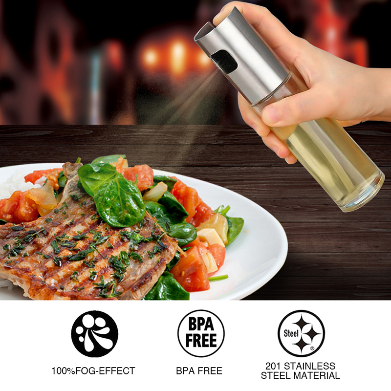 Cooking Oil Sprayer, Air Fryer Oil Sprayer, Food Safety-glass Oil Sprayer  For Barbecue, Grilled