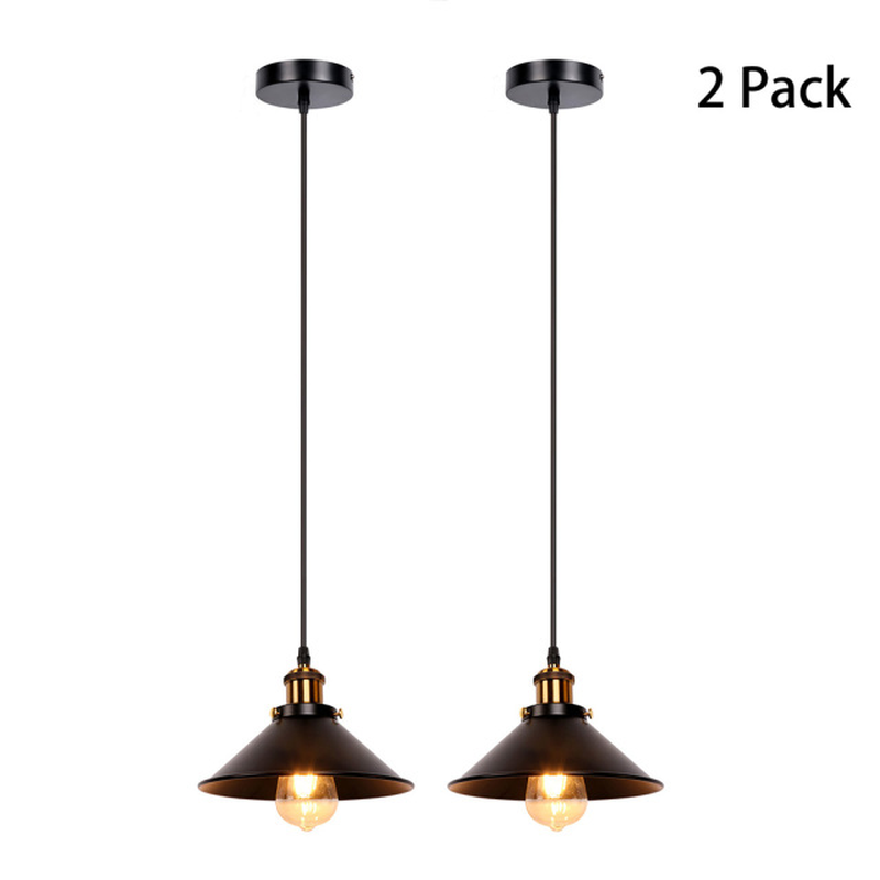 Black E27 Modern Industrial 3 Lights Chandelier Iron Painted Strip/Disc Ceiling Plate Living Room Kitchen Restaurant Hotel Lamp