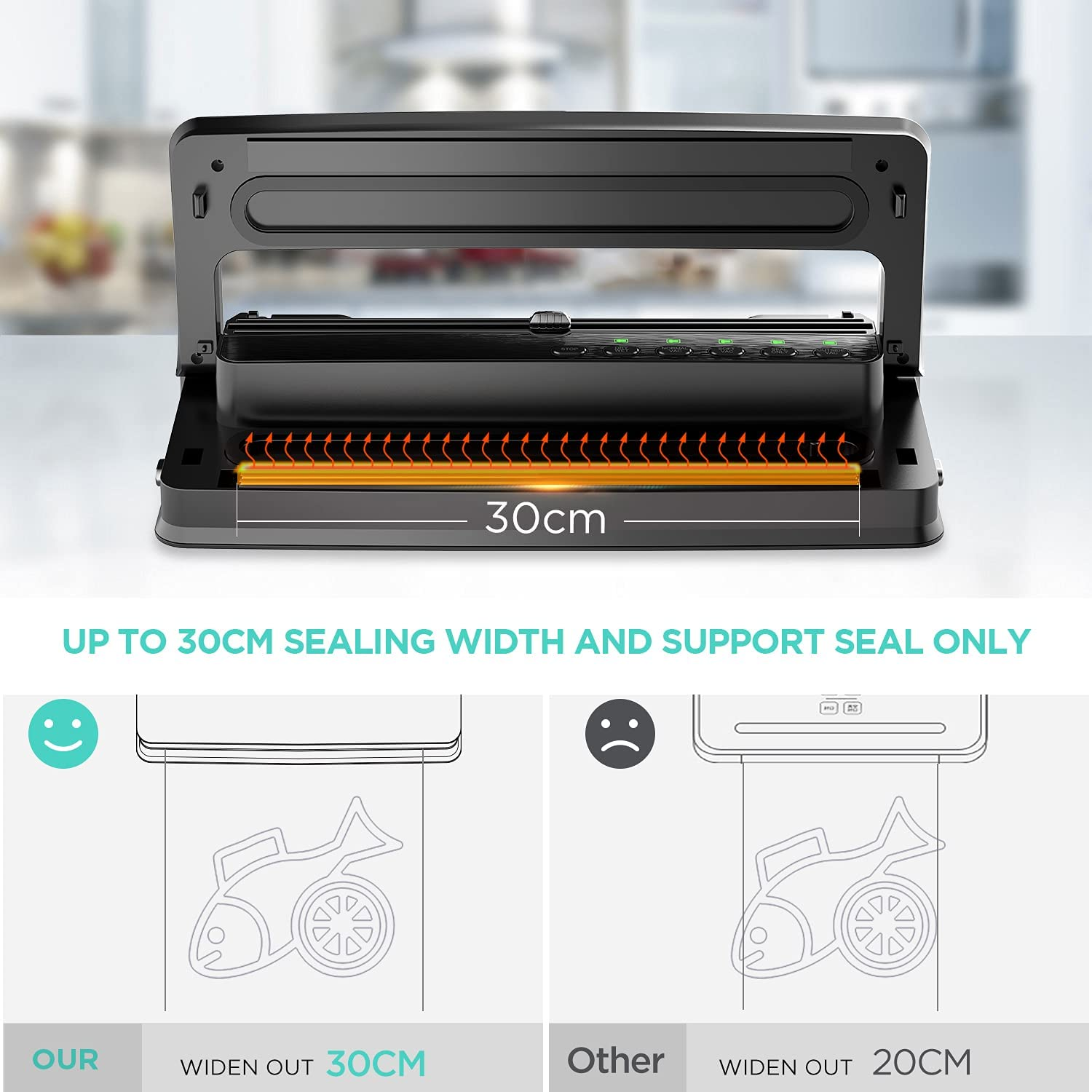 Vacuum Packing Machine 5 in 1 Vacuum Sealer for Food Storage New Household Food Packer Best Vacuum Sealer for Kitchen