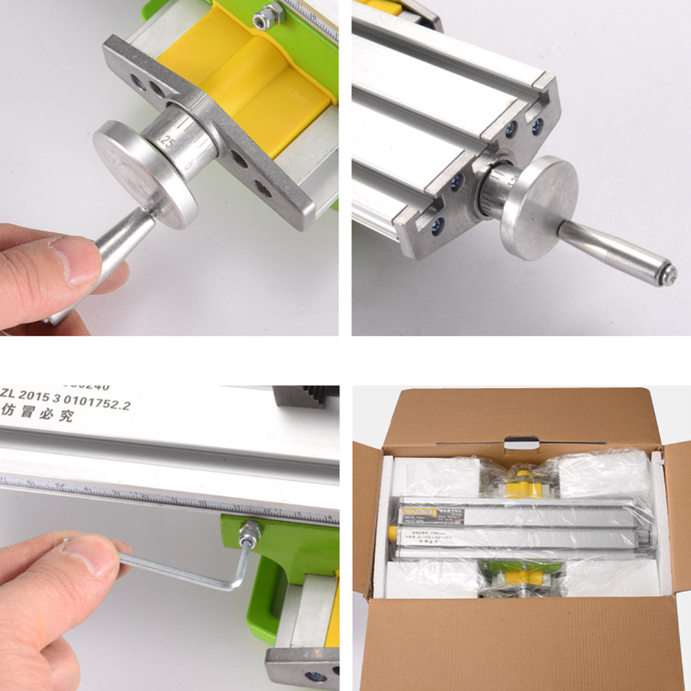 MINIQ Multifunction Drill Vise Fixture Working Table Mini Precision Milling Machine Worktable