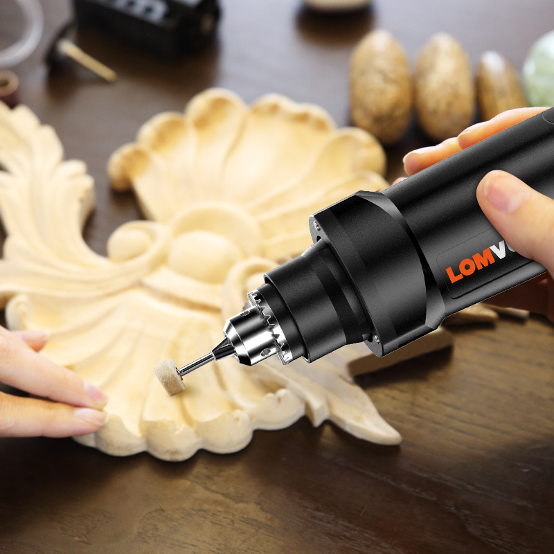 Electric Grinder Dremel Style Mini Drill Rotary Tools Set 350W DIY Grinder 400W 6 Speed Abrasive Tool Engraver Kit Shaft