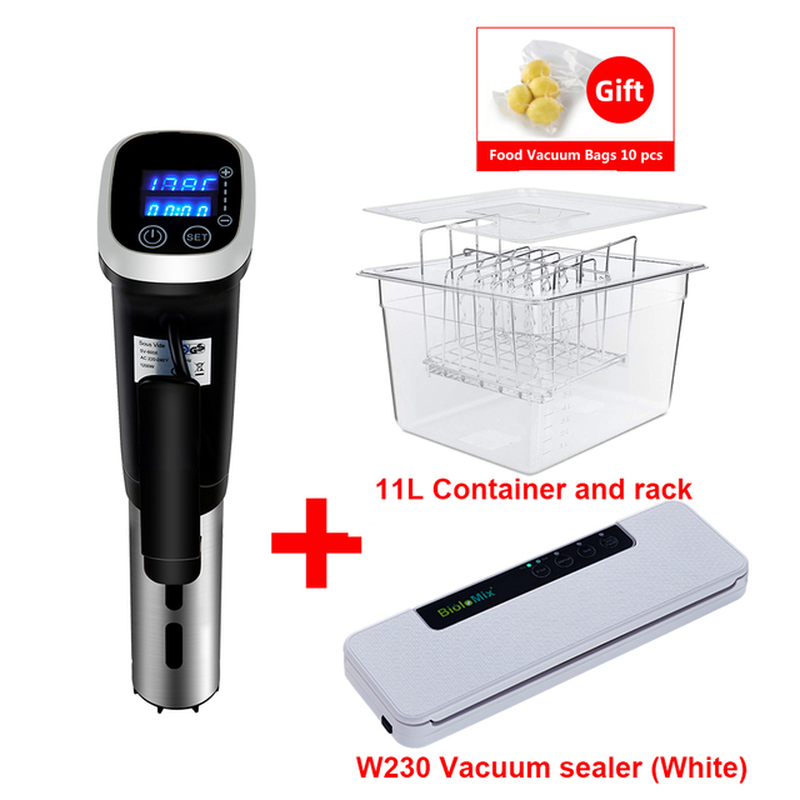 2.55 Generation IPX7 Waterproof Vacuum Sous Vide Cooker Immersion Circulator Accurate Cooking with LED Digital Display