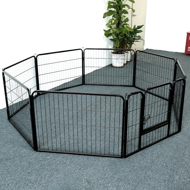 Pet Dog Fence Foldable Dog Crate Dog Safe Guard Install Home Playpen Fencing Gate Crib Kids Rails Fireplace Grille Fence HWC