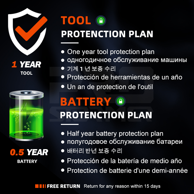 2000Mah/4000Mah Work on 20V Lithium-Ion Series Cordless Dirll/Brushless Wrench/Screwdriver/Circular Saw/Jig Saw