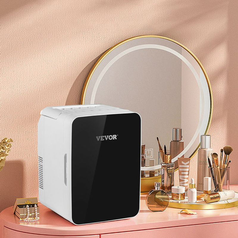 10L 15L Mini Makeup Fridge Car Refrigerator Freezer Cooler & Warmer for Home Car Use Storing Skincare Cosmetic Food Drink