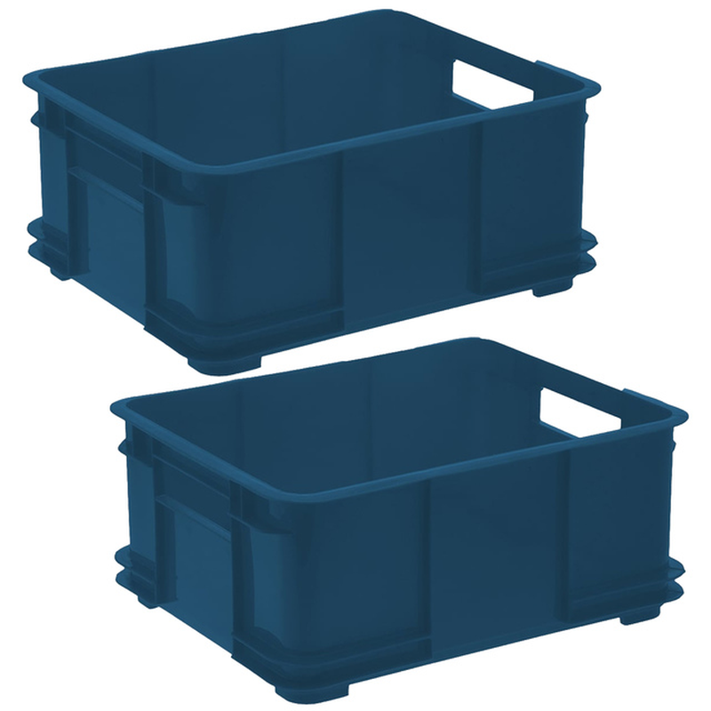 ECO BRUNO  Storage Boxes (16L a 54L) Organic Eurobox Storage Box in Various Colors