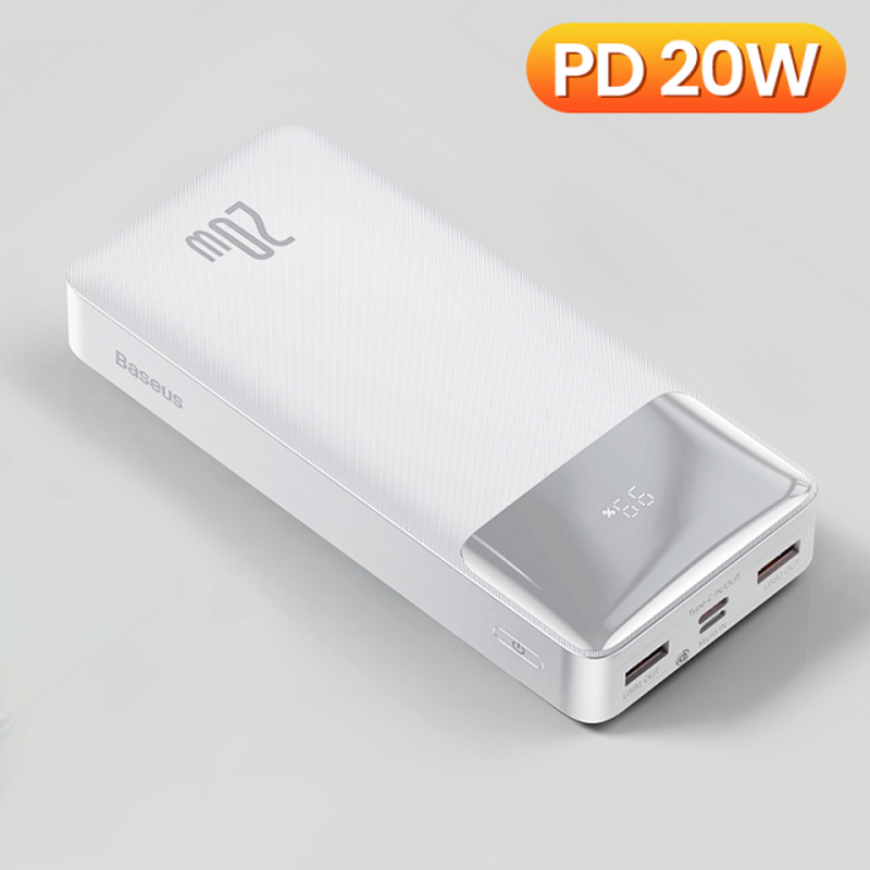 Power Bank 20000Mah Portable Charger Powerbank 10000Mah External Battery PD 20W Fast Charging for Iphone Xiaomi Poverbank