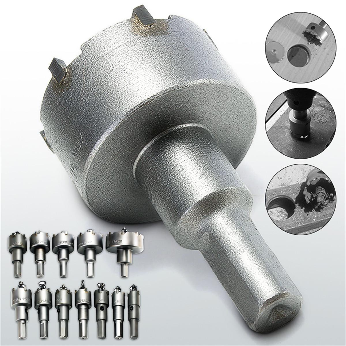 12Pcs 15Mm-50Mm Metal Hole Saw Tooth Kit Drill Bit Set Stainless Steel Alloy Wood Cutter Universal Metal Cutter Tool