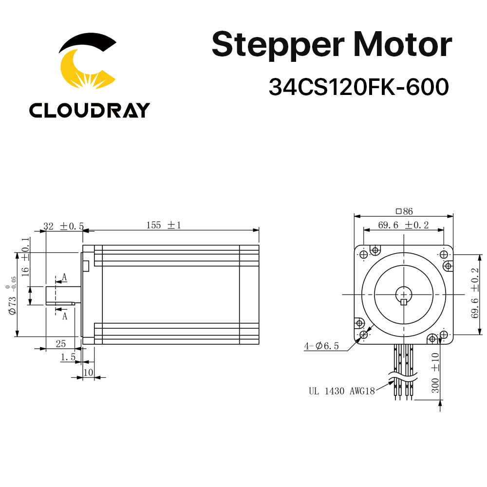 Nema 34 Open Loop Stepper Motor Driver Kit 12N.M 6.0A DM860S 2.4A-7.2A for 3D Printer CNC Engraving Milling Machine