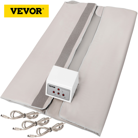 VEVOR Far Infrared Sauna Blanket 3 Zone Heat Loss Weight Body Shape Slimming Fitness Spa Beauty Detox Therapy Machine for Women