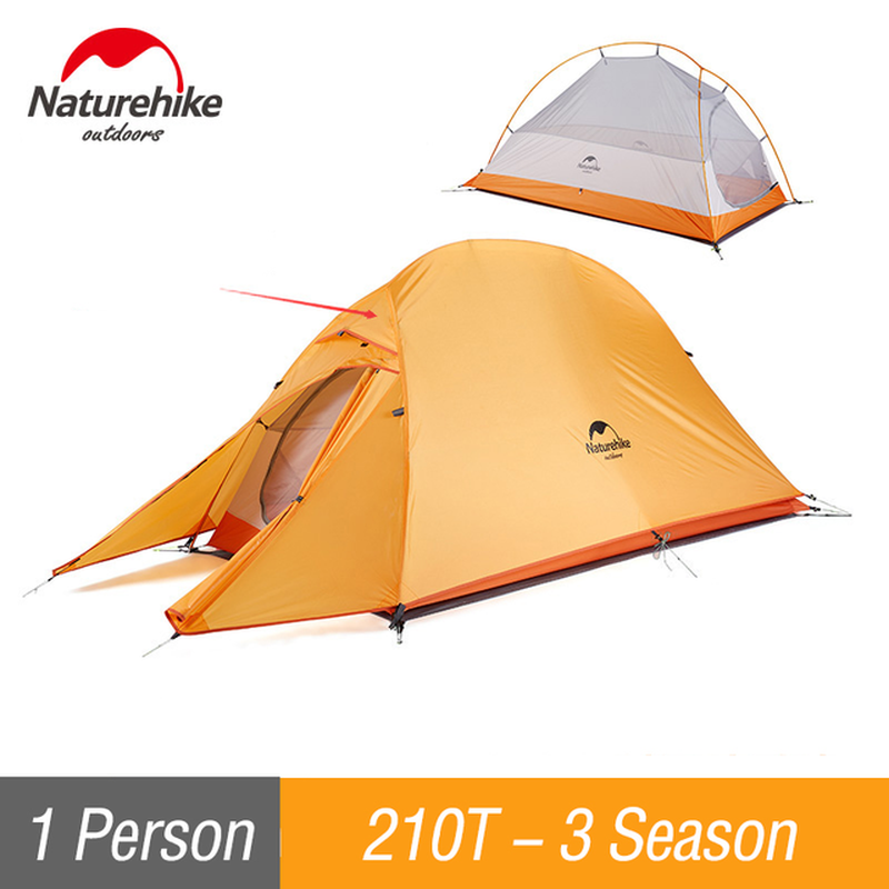 Cloud up 1 2 Tent Ultralight Camping Tent Double Layer Waterproof Tent Outdoor Hiking Backpacking Tent with Free Mat