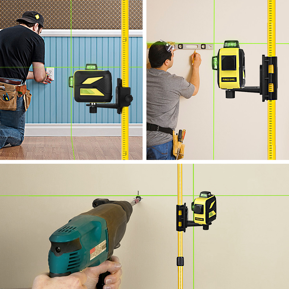 Laser Extend Telescoping Pole Ceiling Leveling Rod with 1/4"And 5/8" Interface 2.8M/4M Штанга Для Лазерного