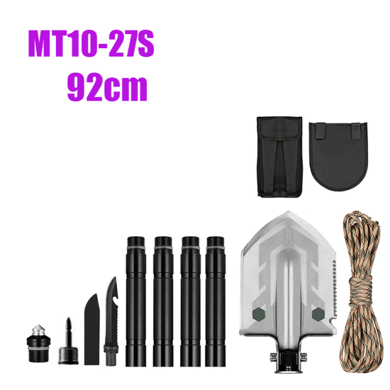 MT1027 Multifunction Camping Shovel Survival Folding Shovels Military Tactical Shovel Hiking Outdoor Garden Hoe Digging Tool Kit