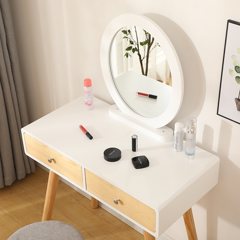 Home Dressers Vanity Girl Dressing Table Storage Cabinet Bedroom Furniture Modern Minimalist Makeup Table Dressing Table HWC