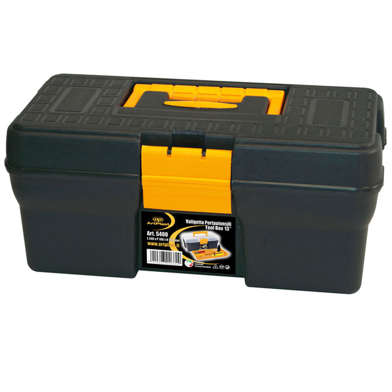 Artplast Polypropylene Tool Boxes/Briefcases with Handles in Various Colors