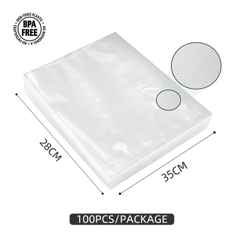 BPA Free Vacuum Sealing Bags Vacuum Storage Bags Kitchen Dry Wet Food Fruit Vaccum Sealer Packer Fresh-Keeping Bags 28*35