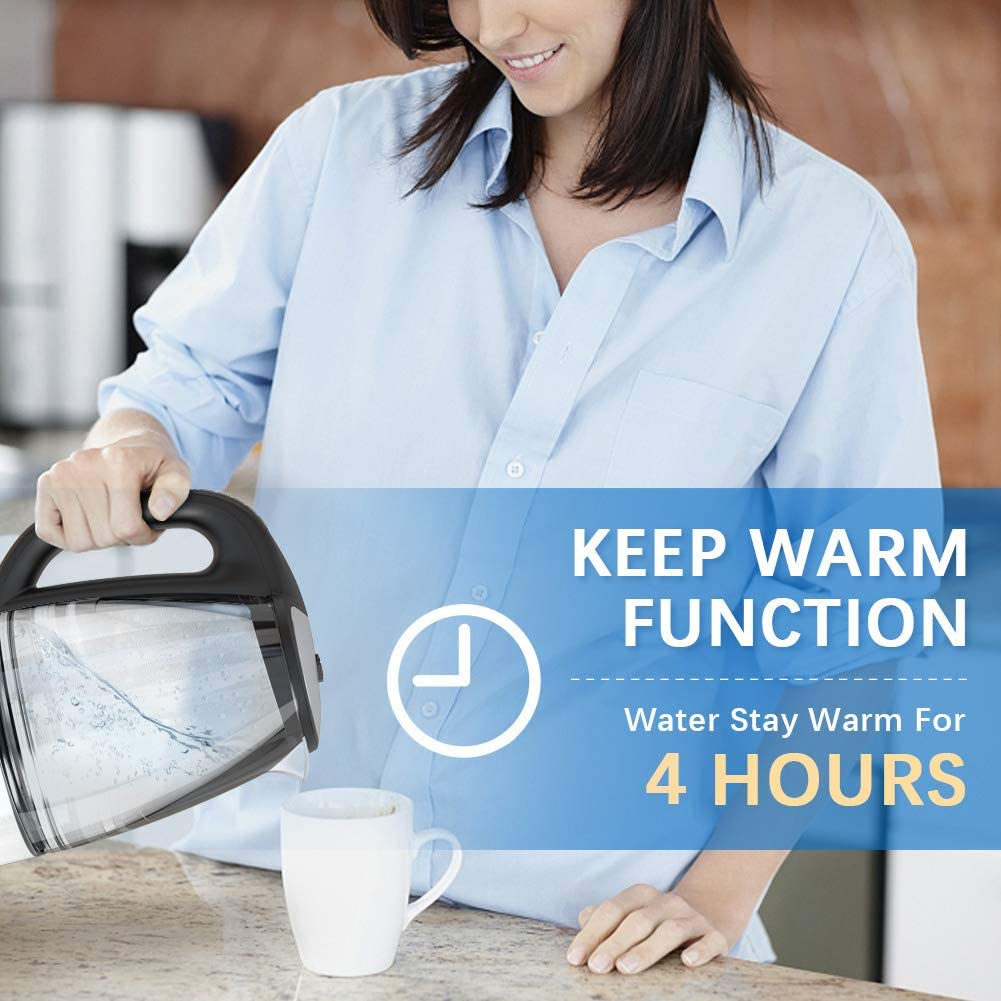 2.0L Electric Kettle with Temperature Control for Tea Coffee Cordless Water Heater Teapot Smart Kitchen Appliances 220V