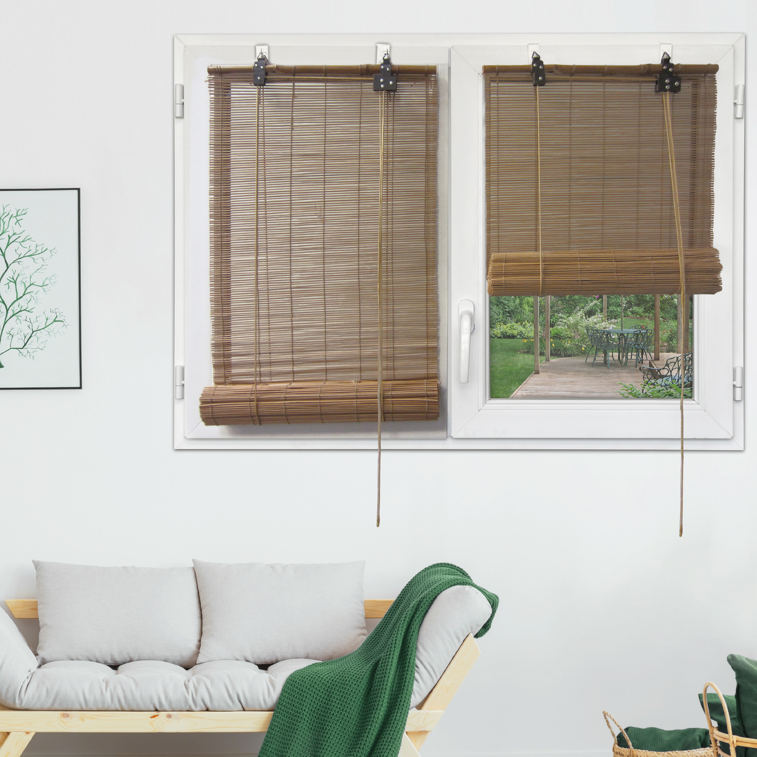 Bamboo Roller Mat for Home Windows (150X180 Cm)