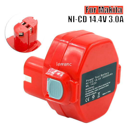 PA14 NI-CD 3000Mah Replacement Battery for Makita 14.4V 1420 1422 1433 1434 1435 6337D 6237D 6281D 6280D Power Tools Battery