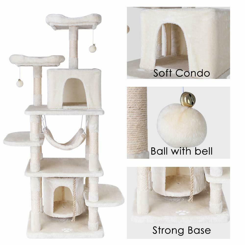 Cat'S Tree Tower Condo Scratcher Home Furniture Pets House Hammock Cats Climbing Furniture Pets House Hammock Cat'S Tree Tower