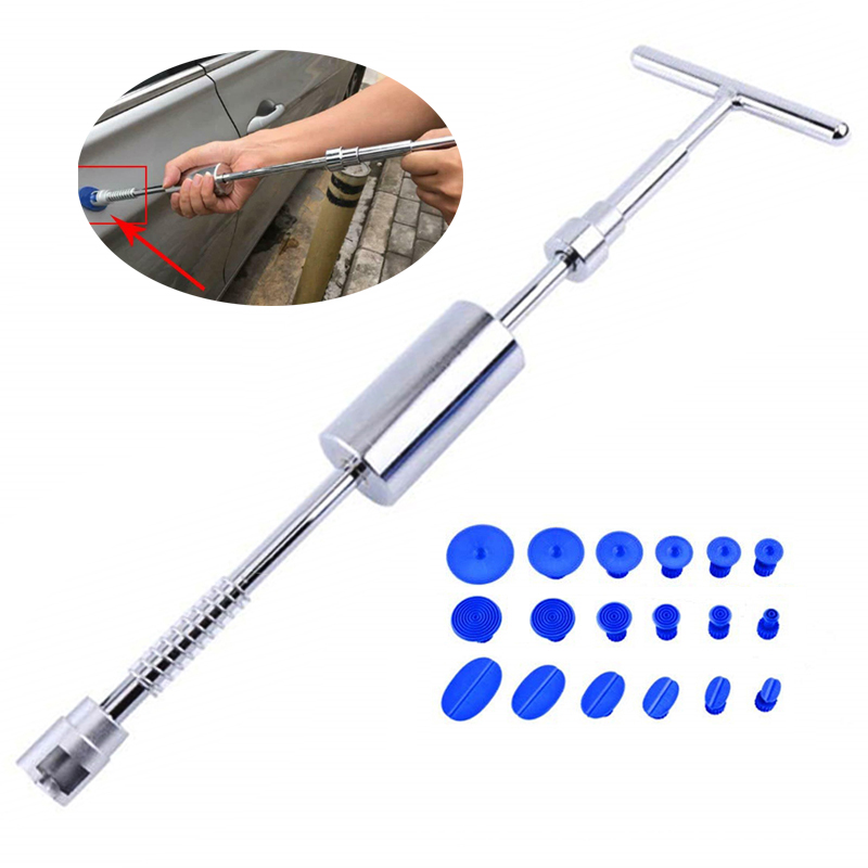 Auto Car Dent Repair Tools Car Paintless Dent Puller Repair Kit Removal Tool Kit Slide Hammer Reverse Hammer Glue 50Cm/38Cm