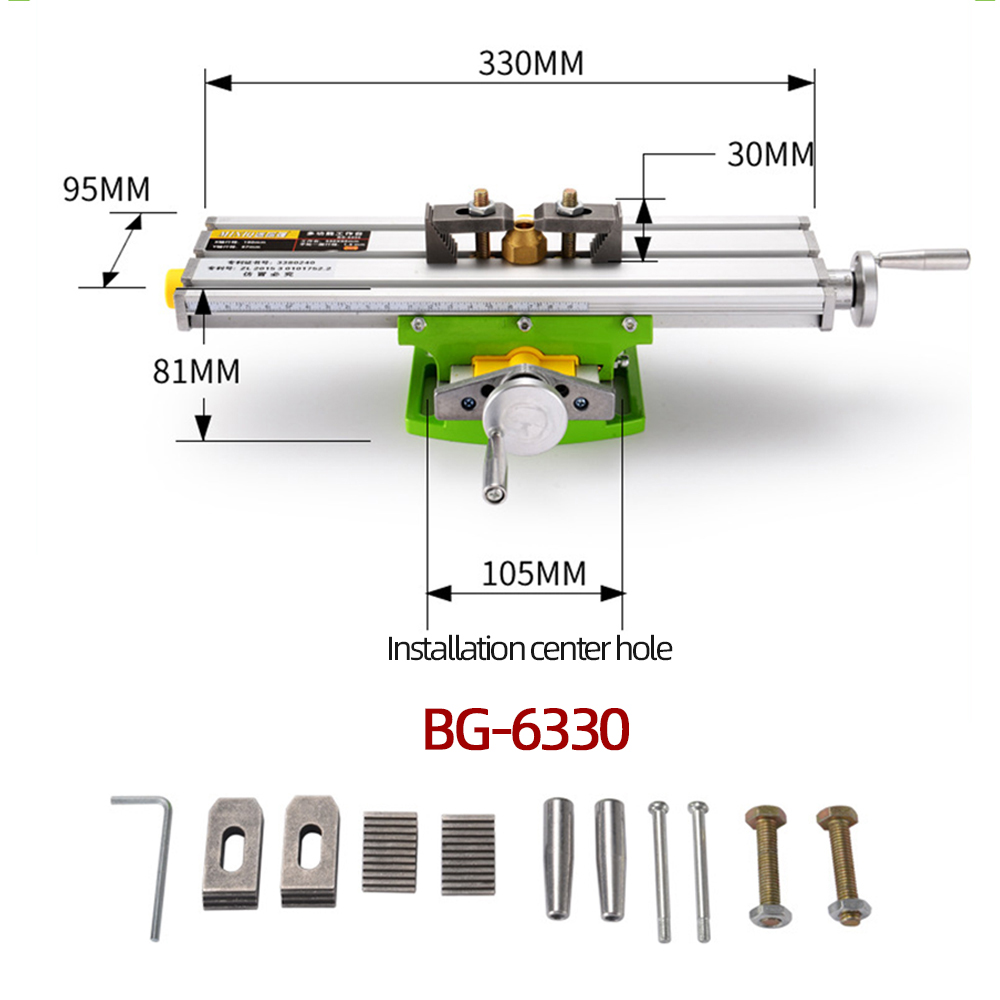 MINIQ Multifunction Drill Vise Fixture Working Table Mini Precision Milling Machine Worktable