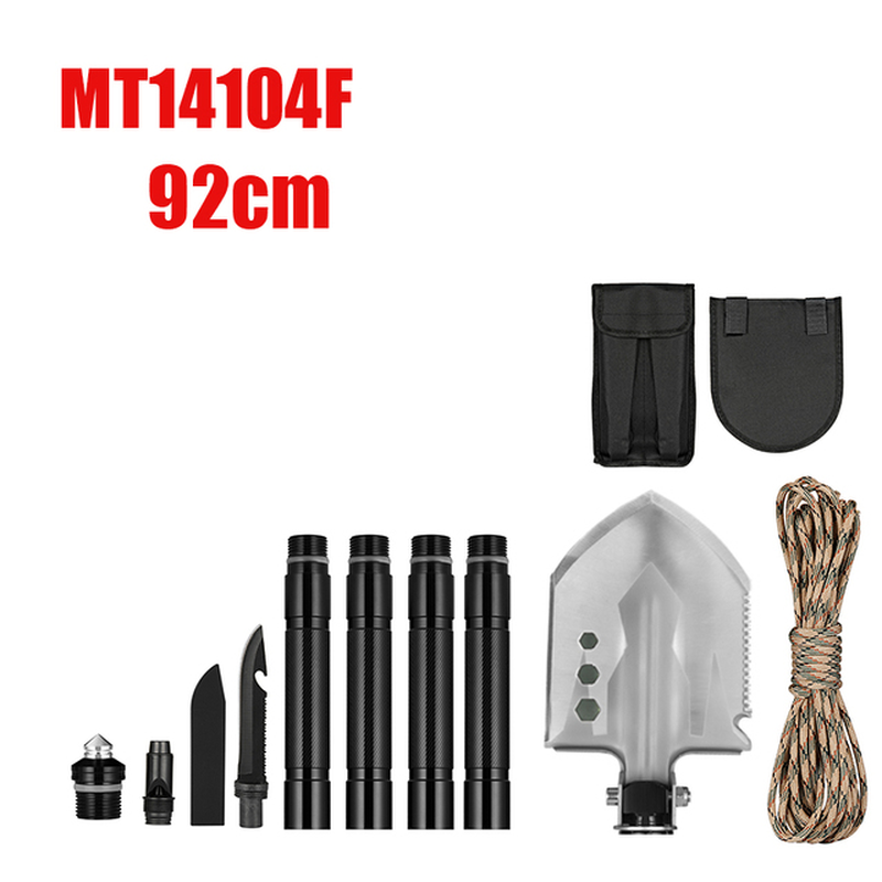 MT1027 Multifunction Camping Shovel Survival Folding Shovels Military Tactical Shovel Hiking Outdoor Garden Hoe Digging Tool Kit