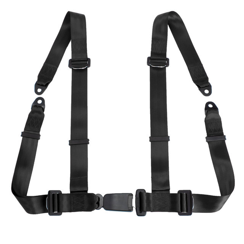 Universal 3 4 Point Fixing Quick Release Racing Car Seat Belt Harness Adjustable Harness Safe Shoulder Strap