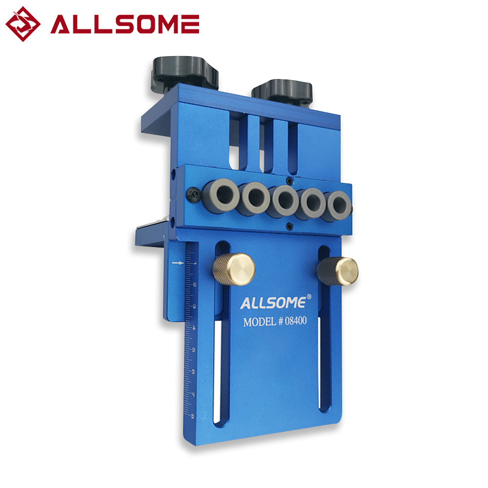 08400 Aluminum Alloy Jig Dowel Dowelling Jig Set HT1705