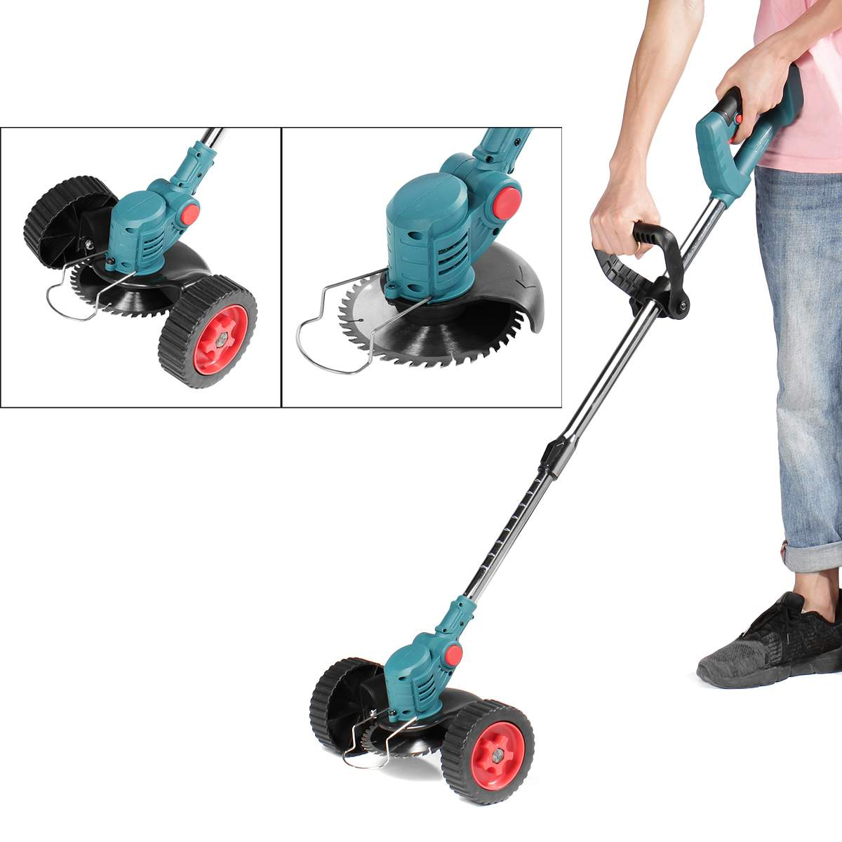 Electric discount trimmer mower