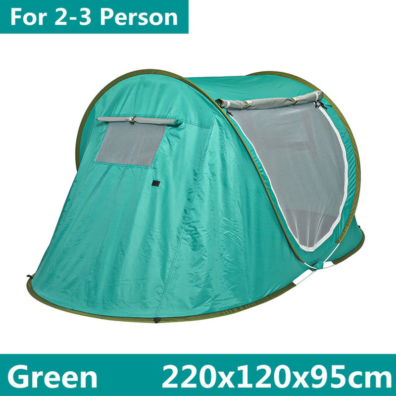 5-8 People Fully Automatic Camping Tent Windproof Waterproof Automatic Pop-Up Tent Family Outdoor Instant Setup Tent 4 Season