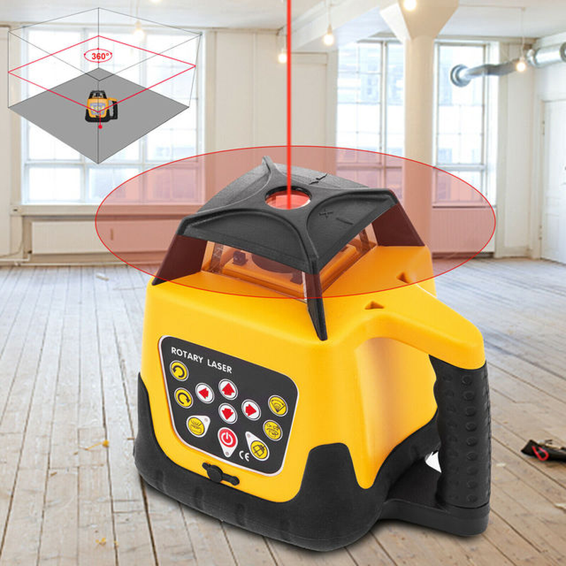 Red Rotary Laser Level Self-Leveling Automatic Construction Building Rotating