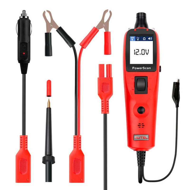 Powerscan PS100 Auto Electrical Circuit Avometer Tester Automotive System Diagnostic Tool Circuit Probe Kit 12V/24V