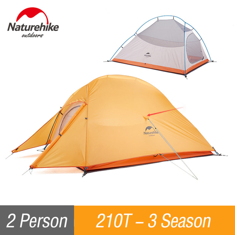 Cloud up 1 2 Tent Ultralight Camping Tent Double Layer Waterproof Tent Outdoor Hiking Backpacking Tent with Free Mat