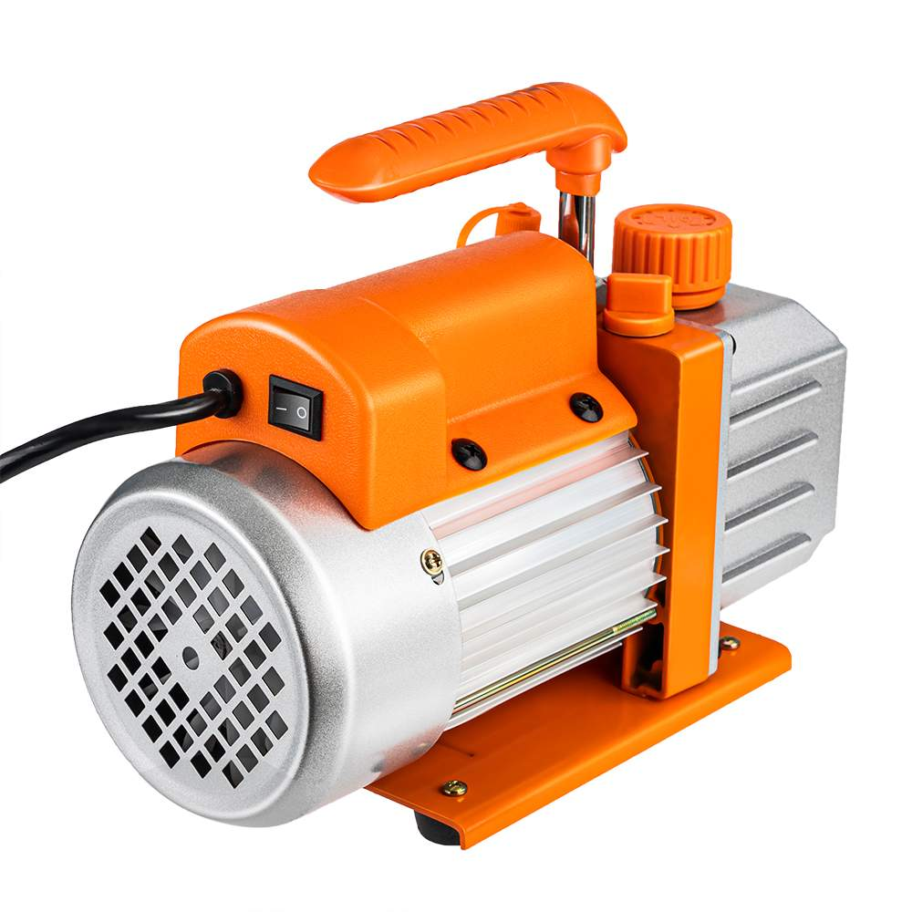 3/4CFM AC Refrigerant Vacuum Pump with Gauges HVAC Refrigeration Home Vacuum Packing Air Condition Automobile Maintenance